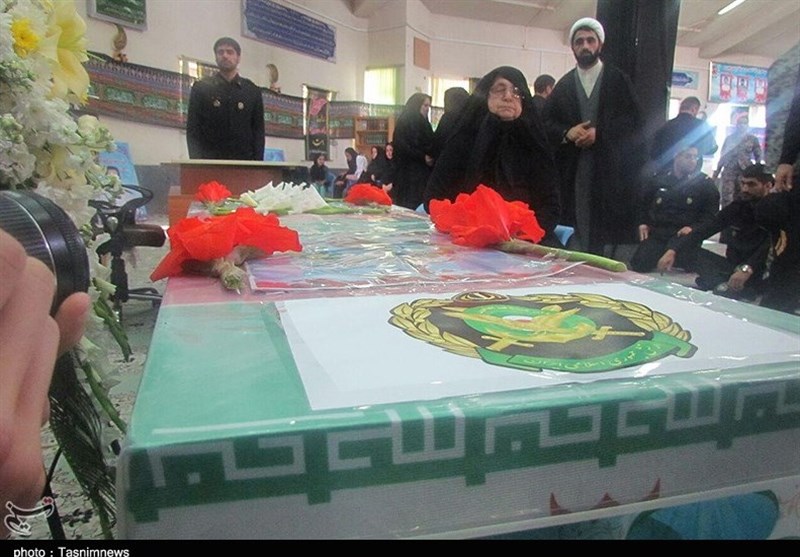 وداع با شهید تازه تفحص شده گیلانی