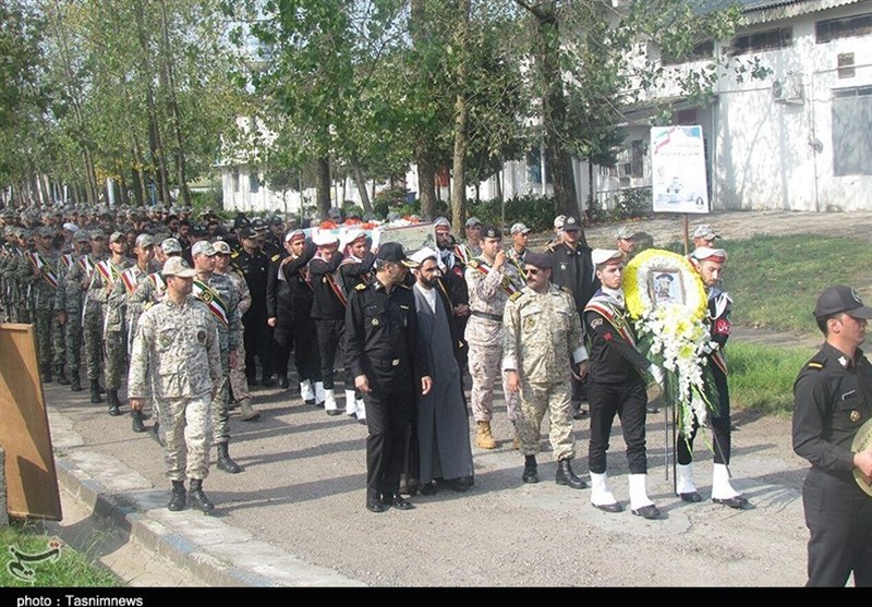 وداع با شهید تازه تفحص شده گیلانی