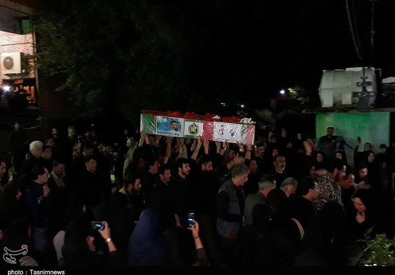 وداع با شهید تازه تفحص شده گیلانی