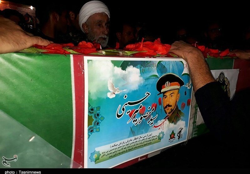 وداع با شهید تازه تفحص شده گیلانی