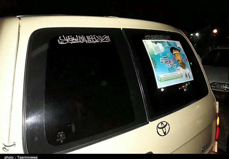 وداع با شهید تازه تفحص شده گیلانی