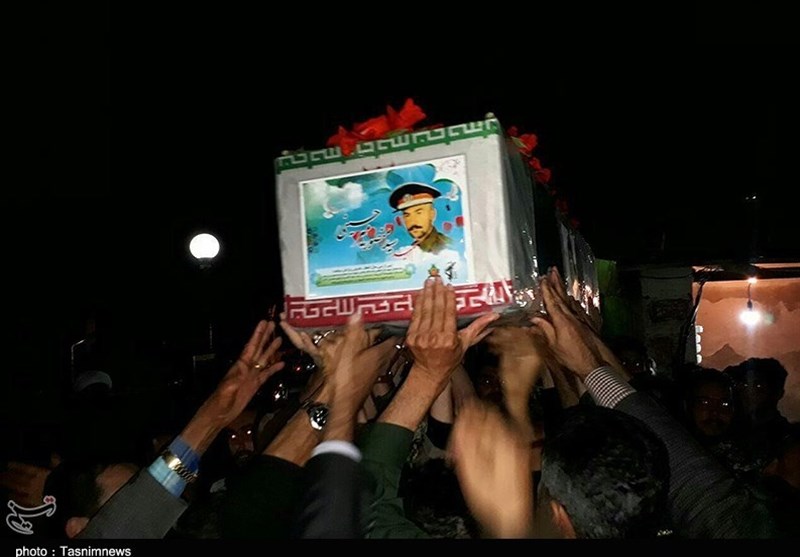 وداع با شهید تازه تفحص شده گیلانی