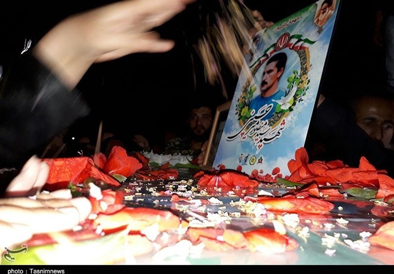 وداع با شهید تازه تفحص شده گیلانی