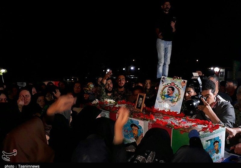 وداع با شهید تازه تفحص شده گیلانی