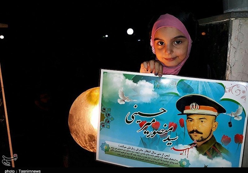 وداع با شهید تازه تفحص شده گیلانی