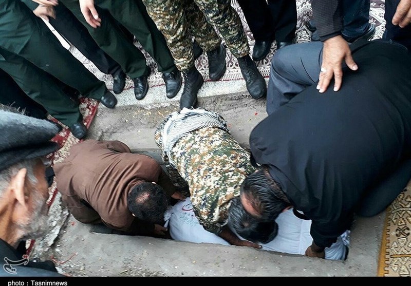 تشییع شهید میرحسینی در رشت