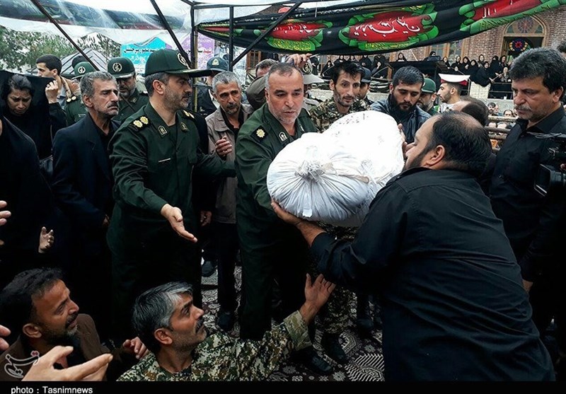 تشییع شهید میرحسینی در رشت