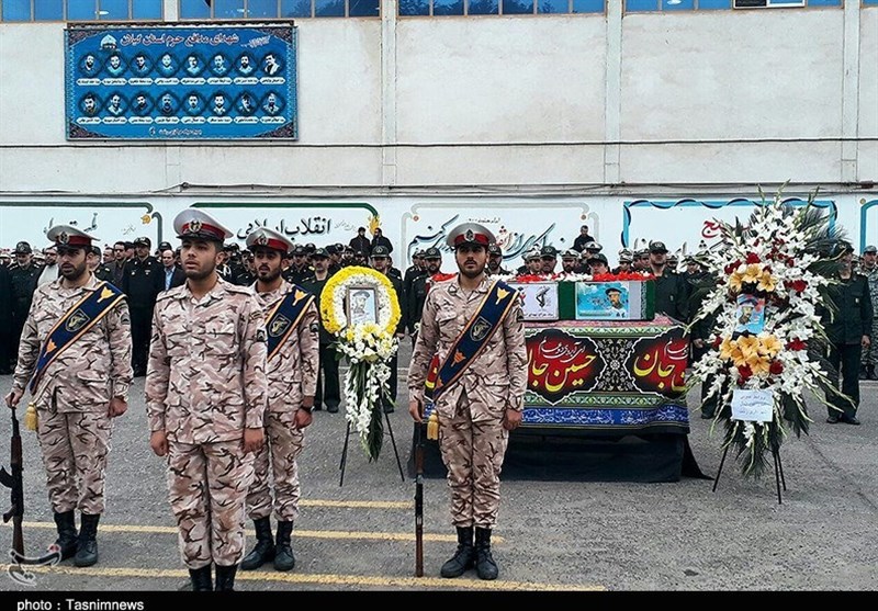 تشییع شهید میرحسینی در رشت