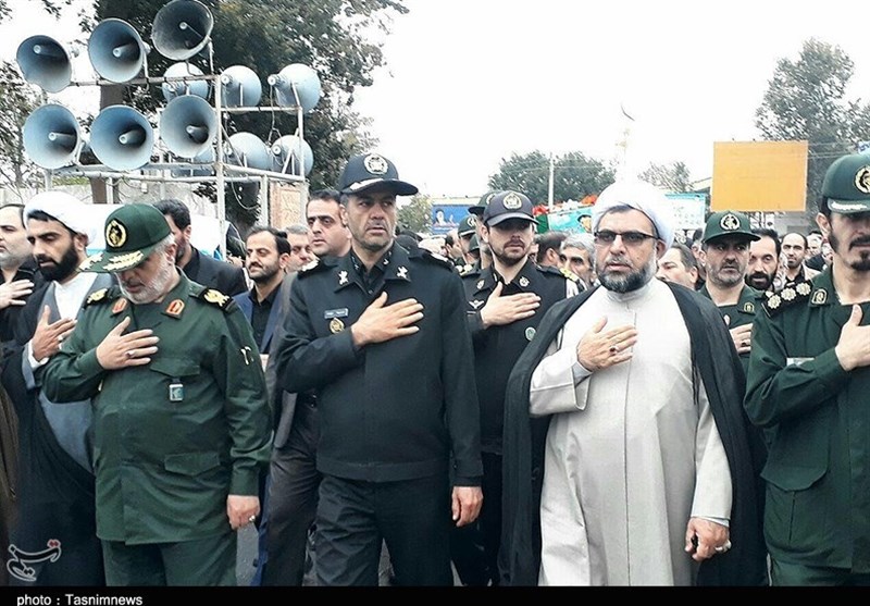 تشییع شهید میرحسینی در رشت