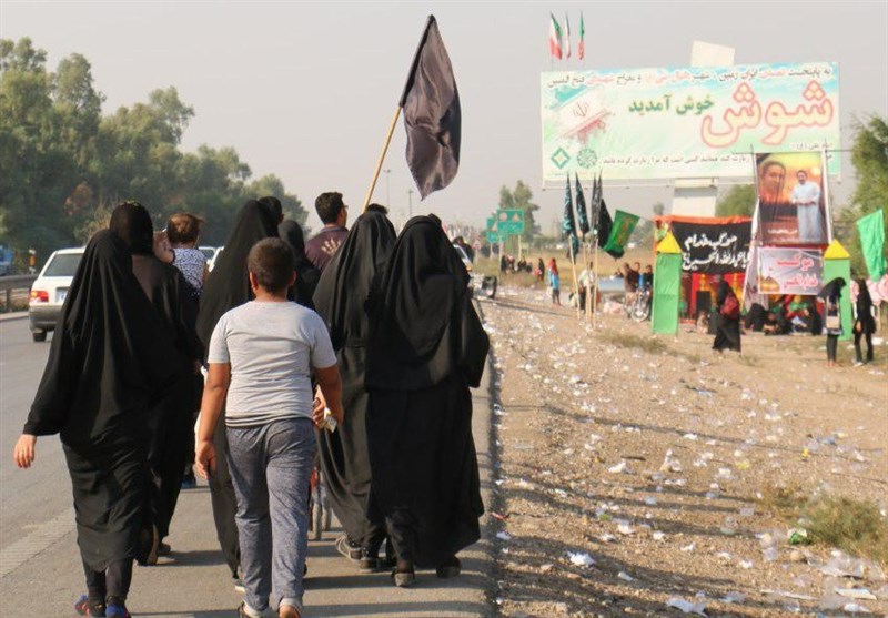 حال و هوای اربعین در شوش‌دانیال