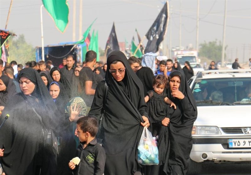 حال و هوای اربعین در شوش‌دانیال