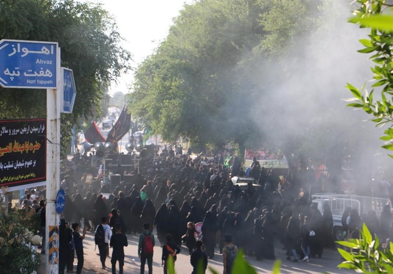 حال و هوای اربعین در شوش‌دانیال