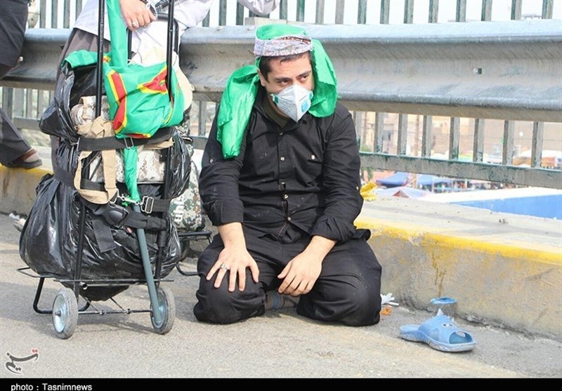 راهپیمایی اربعین از دوربین تسنیم گیلان