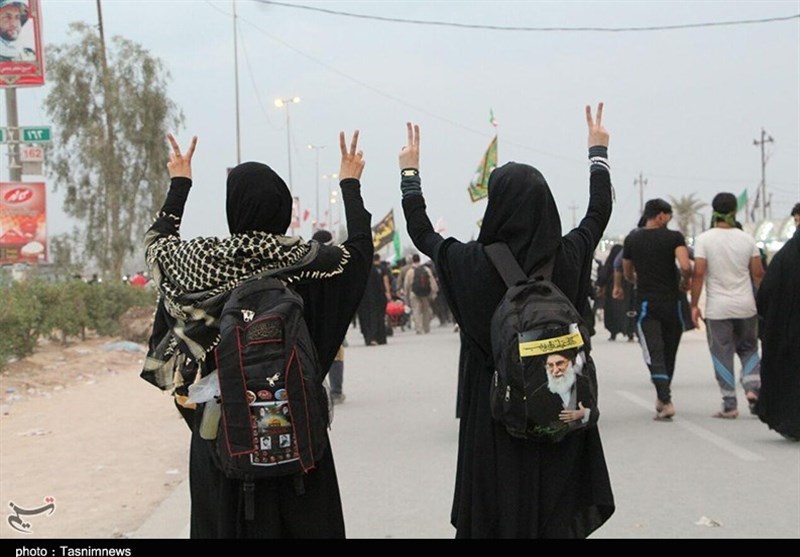 راهپیمایی اربعین از دوربین تسنیم گیلان