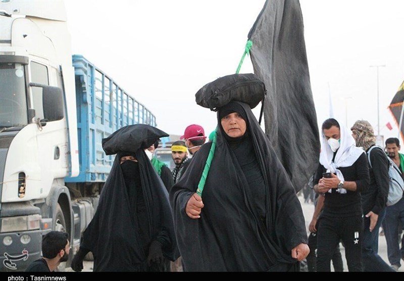 راهپیمایی اربعین از دوربین تسنیم گیلان