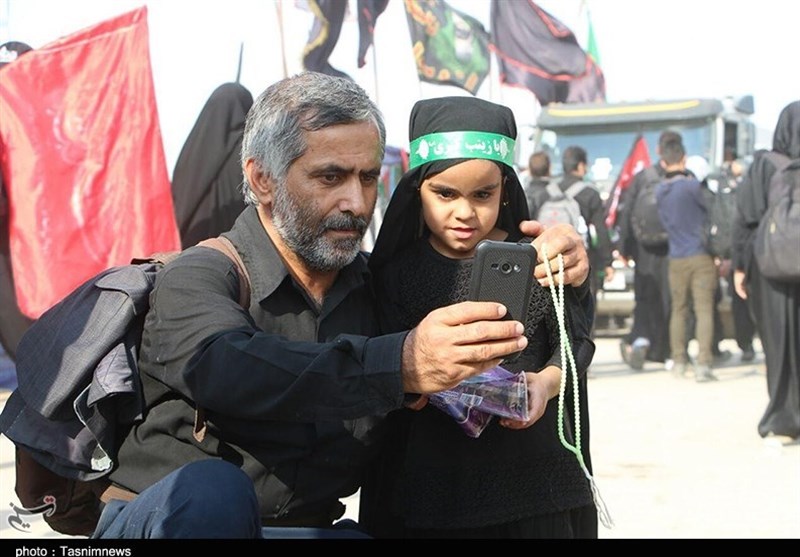 راهپیمایی اربعین از دوربین تسنیم گیلان