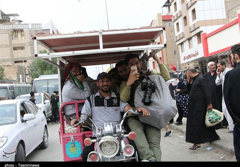 راهپیمایی اربعین از دوربین تسنیم گیلان