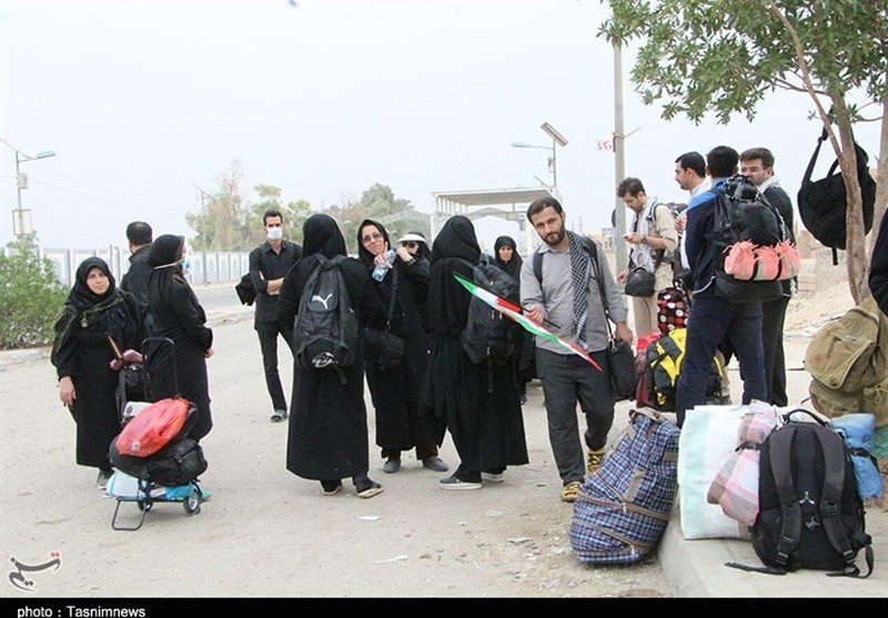 راهپیمایی اربعین از دوربین تسنیم گیلان