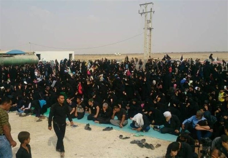 مراسم اربعین حسینی در امامزاده میرنعمان هندیجان