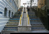پله دوم یوسف آباد که خیابان ولیعصر را به یوسف آباد متصل می کند