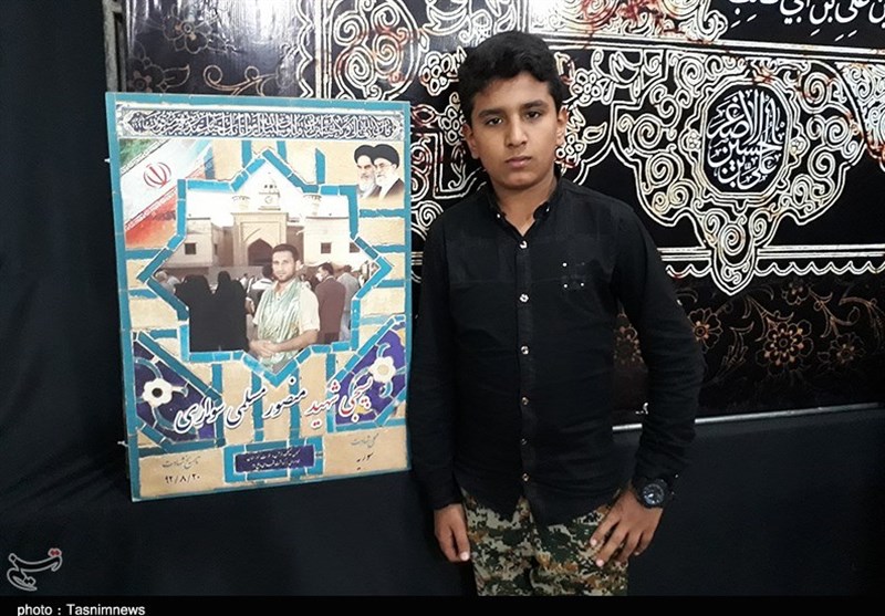 سالگرد شهید مدافع حرم منصور مسلمی‌سواری در اهواز