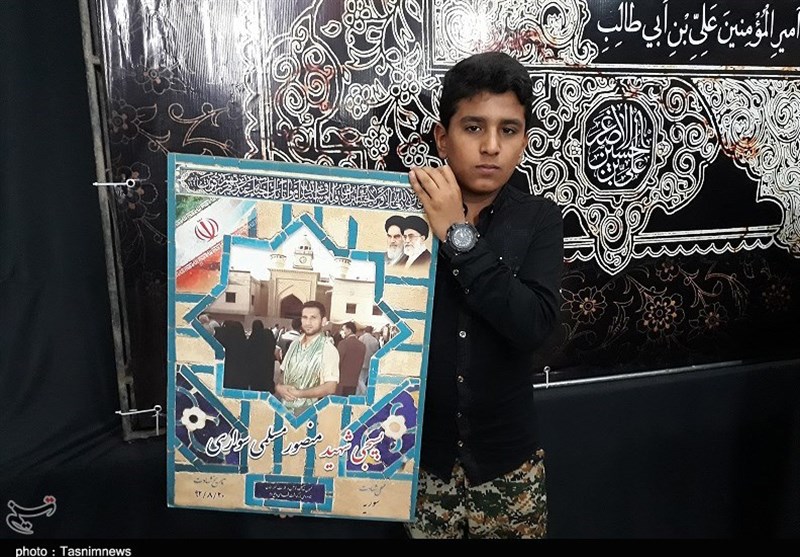 سالگرد شهید مدافع حرم منصور مسلمی‌سواری در اهواز