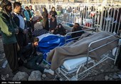 مصدومان و جانباختگان زلزله در سرپل‌ذهاب - کرمانشاه