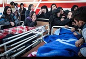 مصدومان و جانباختگان زلزله در سرپل‌ذهاب - کرمانشاه