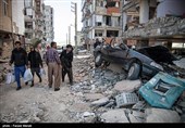 مصدومان و جانباختگان زلزله در سرپل‌ذهاب - کرمانشاه