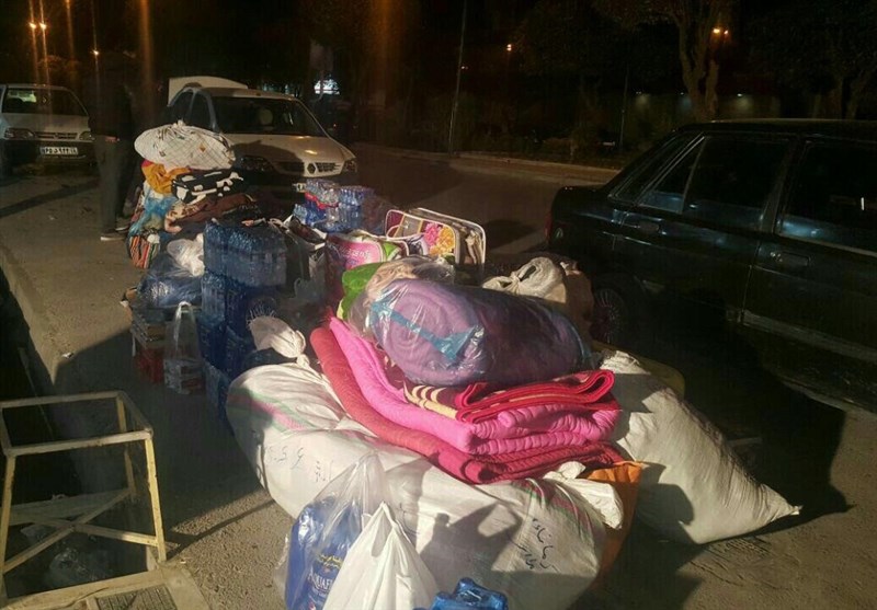 مردم کرمانشاه به یاری هم‌استانی‌های خود شتافتند