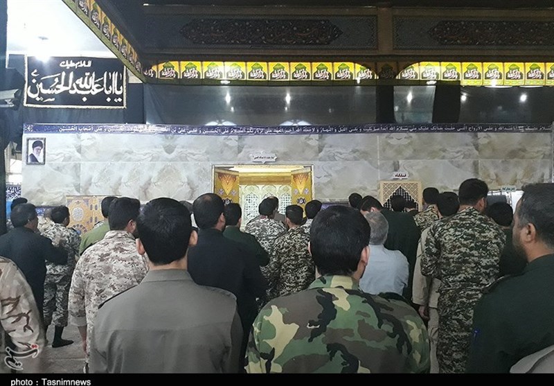 وداع با شهید مدافع حرم حبیب بدوی در اهواز