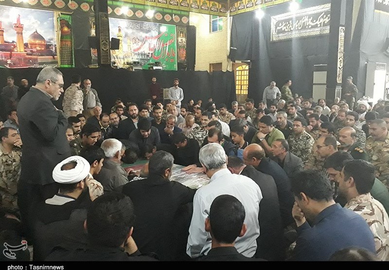 وداع با شهید مدافع حرم حبیب بدوی در اهواز