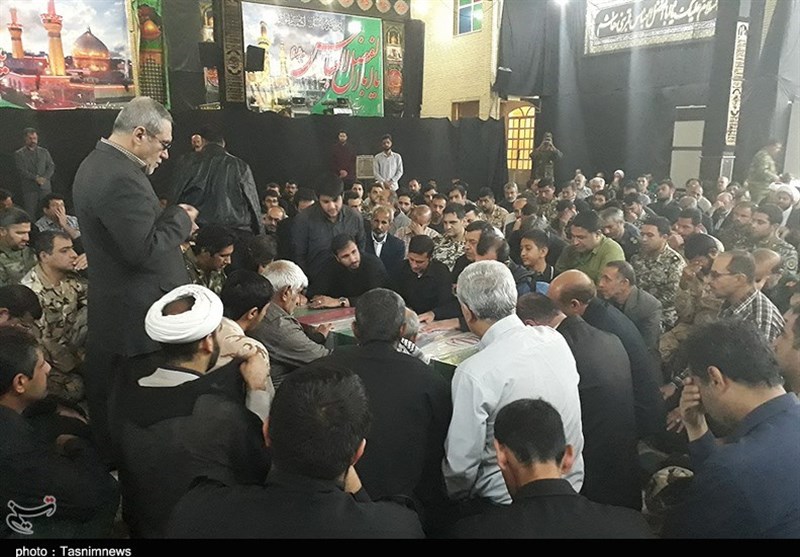 وداع با شهید مدافع حرم حبیب بدوی در اهواز