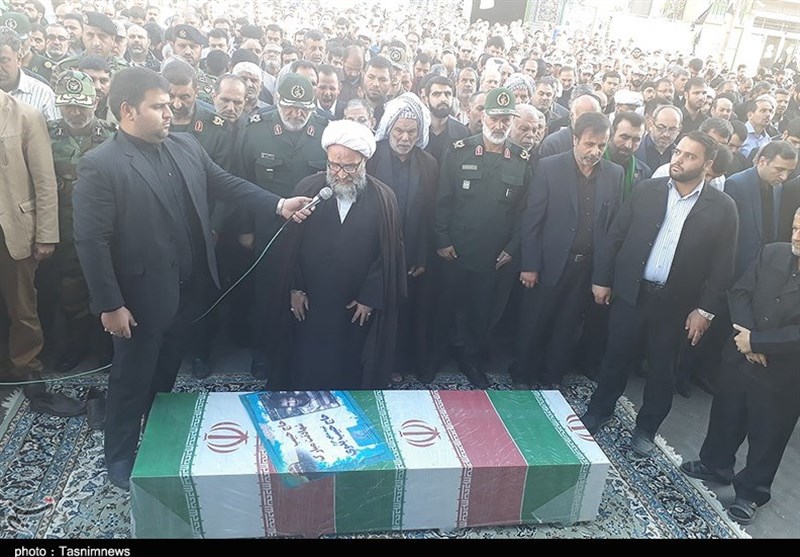 وداع با شهید مدافع حرم حبیب بدوی در اهواز