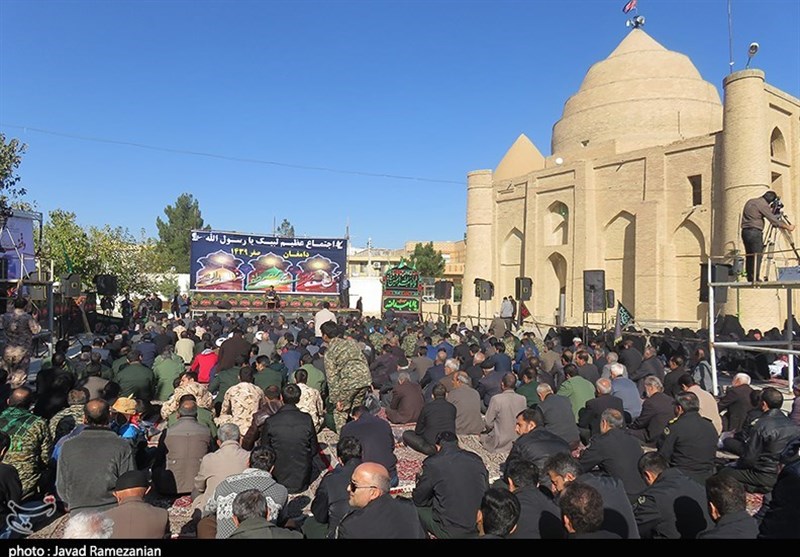 اجتماع بزرگ لبیک یا رسول الله(ص) در دامغان