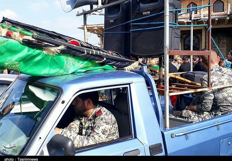 عزداری نیروهای مسلح در رشت