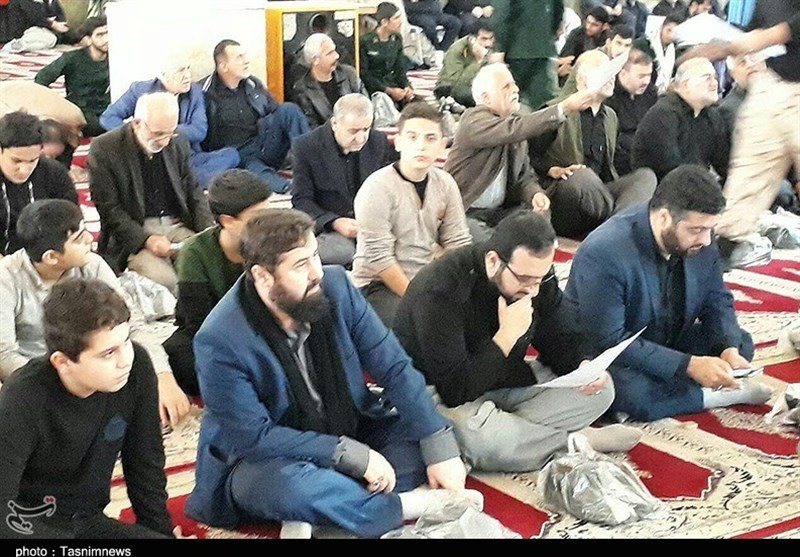 عزداری نیروهای مسلح در رشت