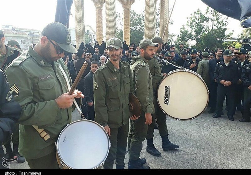 عزداری نیروهای مسلح در رشت