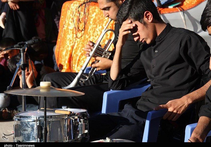 اجرای گروه تعزیه ده زیار کرمان در امامزاده جوپار