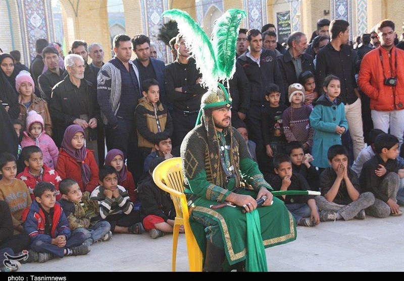 اجرای گروه تعزیه ده زیار کرمان در امامزاده جوپار