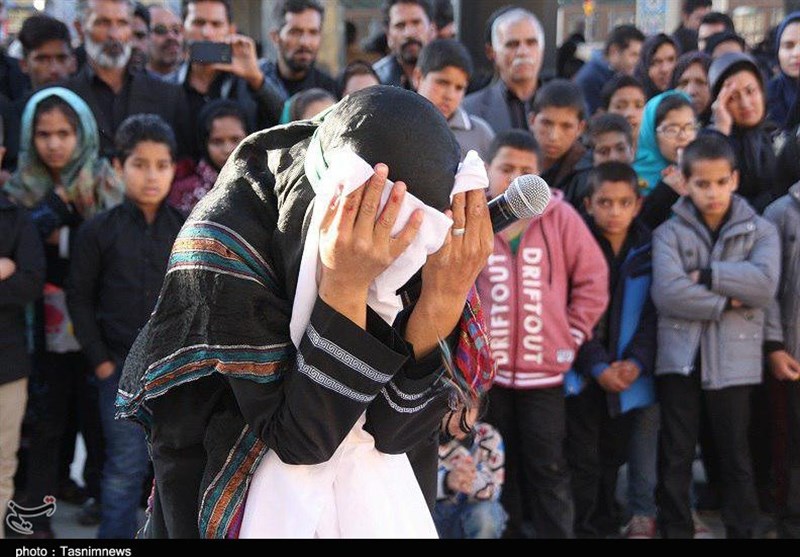 اجرای گروه تعزیه ده زیار کرمان در امامزاده جوپار