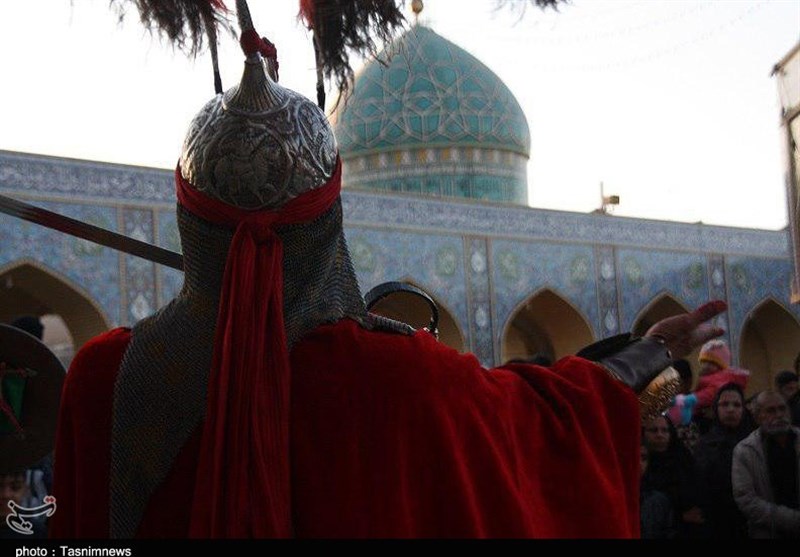 اجرای گروه تعزیه ده زیار کرمان در امامزاده جوپار