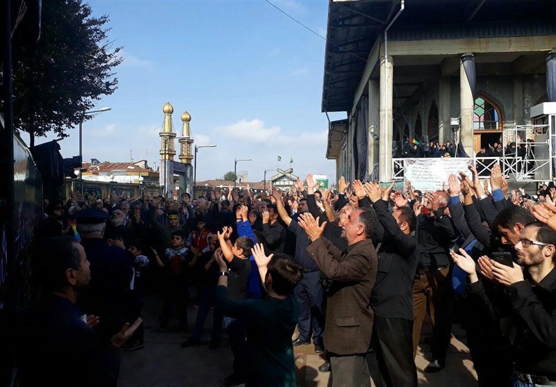 عزاداری مردم رشت