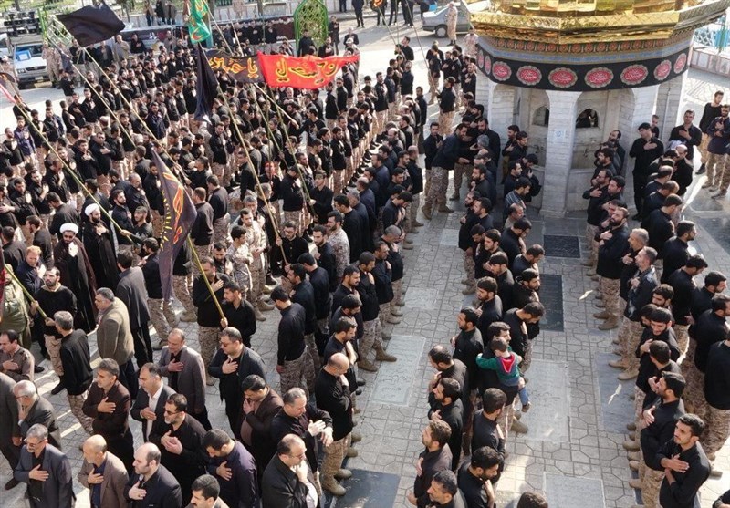 عزاداری تیپ نیروی مخصوص سپاه