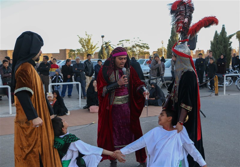 اجرای تعزیه گروه ده زیار کرمان در امامزاده عبدالله زرند