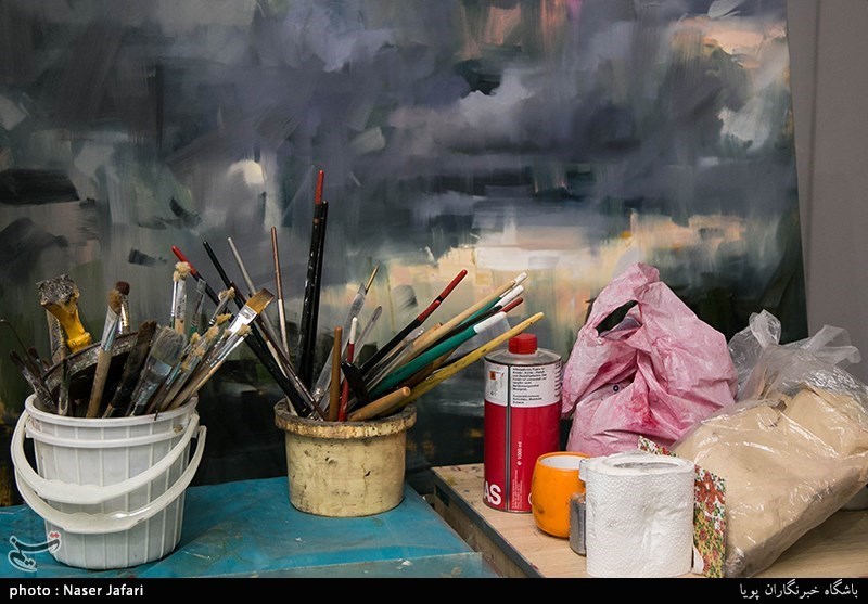 خلق و فروش آثارهنرمندان در حمایت از زلزله زدگان