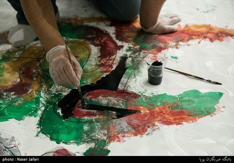 خلق و فروش آثارهنرمندان در حمایت از زلزله زدگان