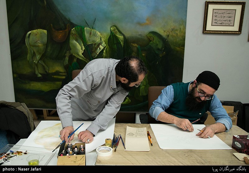 خلق و فروش آثارهنرمندان در حمایت از زلزله زدگان