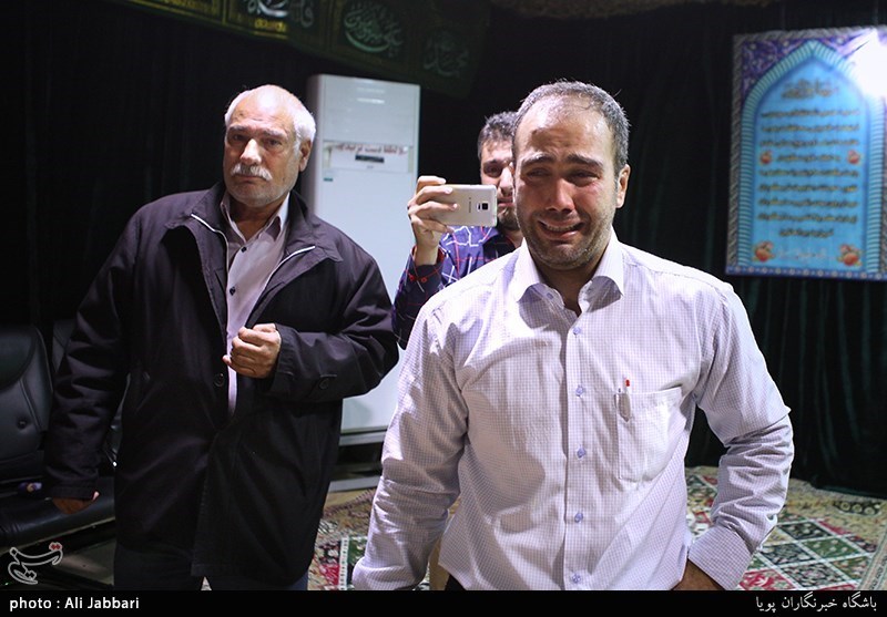 وداع با پیکر شهید مدافع حرم مهدی موحدنیا