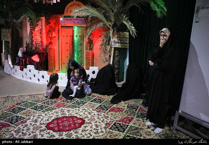 وداع با پیکر شهید مدافع حرم مهدی موحدنیا